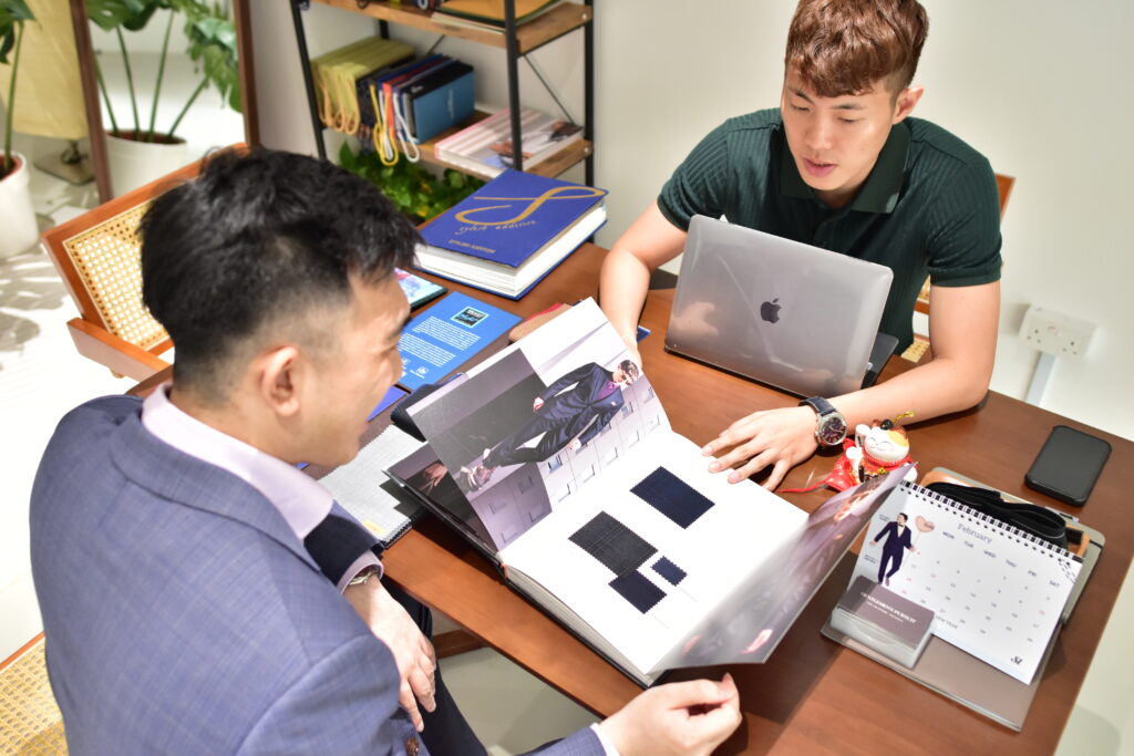 Gentlemen's Pursuit tailor in singapore for custom suit and alterations